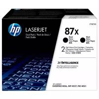 Комплект картриджей HP CF287XD, 18000 стр, черный