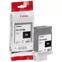 Картридж Canon PFI-107BK (6705B001), 130 стр, черный