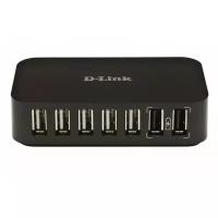 USB-концентратор D-link DUB-H7/D, разъемов: 7