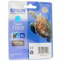 Картридж Epson C13T15724010, 850 стр, голубой