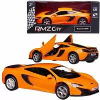 Машинка металлическая Uni-Fortune RMZ City 1:32 McLaren 650S, инерционная, цвет оранжевый