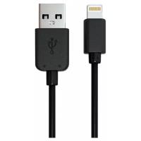 Кабель Red Line USB - Lightning (УТ000008646), 1 м, 1 шт., черный