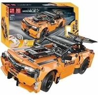 Конструктор Машина Dodge Challenger Orange с ДУ и моторизацией, 545 деталей