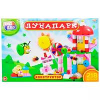 Конструктор ABtoys КидБлок "Лунапарк", 210 деталей, в коробке, 32x4,8x21,5 см PT-00758