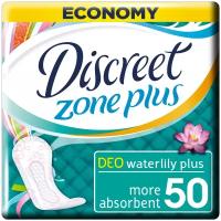 Discreet прокладки ежедневные Deo Water Lily Plus, 1 капля, 50 шт