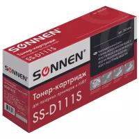 Картридж SONNEN SS-D111S, 1000 стр, черный