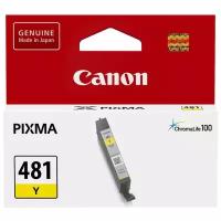 Картридж Canon CLI-481Y (2100C001), 250 стр, желтый