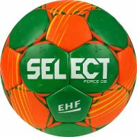 Мяч гандбольный SELECT FORCE DB, Lille р.1, EHF Appr, оранжево-зеленый