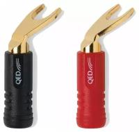 QED Airloc ABS WID Spade 1 Red 1 Blk Plug Разъем 