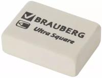 Ластик Brauberg Ultra Square (26х18х8мм, белый, натуральный каучук) 80шт. (228707)