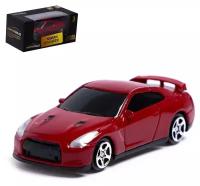 Машина металлическая ТероПром 7153011 NISSAN GT-R (R35), 1:64, цвет красный