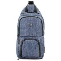 Рюкзак Wenger Urban Contemporary, с одним плечевым ремнем, синий, 19х12х33 см, 8 л 605031