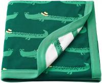 Одеяло ИКЕА РЁРАНДЕ 80x100 см крокодил/зеленый
