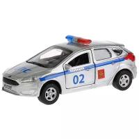 Полицейский автомобиль ТЕХНОПАРК Ford Focus Полиция (SB-17-81-FF-P-WB) 1:43, 12 см