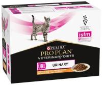 Влажный корм для кошек Pro Plan Veterinary Diets UR St/Ox Urinary при болезни мочевыводящих путей c курицей 85г x 10шт
