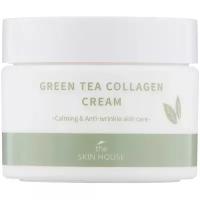 The Skin House Green Tea Collagen Cream успокаивающий от морщин