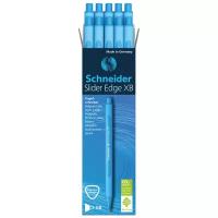 Schneider Набор шариковых ручек Slider Edge XB, 0.7 мм, 152210, голубой цвет чернил, 10 шт