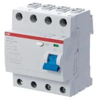 Выключатель дифференциального тока (УЗО) 4п 63А 300мА тип AC F204 ABB 2CSF204001R3630, 1шт