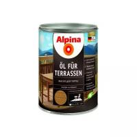ALPINA OL FUR TERRASEN масло для террас, шелк/гл, средний (0,75л)