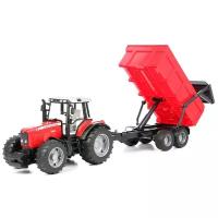 Брудер, Трактор Massey Ferguson 7480 с прицепом-самосвалом, Bruder