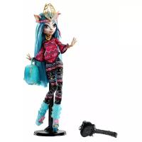 Кукла Monster High Монстры по обмену Изи Даундэнсер, 26 см, CJC61 разноцветный