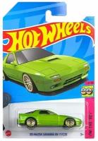 Машинка Hot Wheels коллекционная (оригинал) 89MAZDA SAVANNA RX-7 FC3S зеленый HKG81