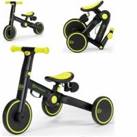 Складной трехколесный велосипед-беговел 3в1 Kinderkraft 4TRIKE, черный