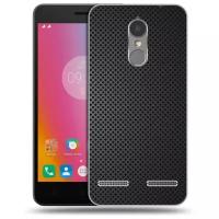 Дизайнерский пластиковый чехол для Lenovo K6 Металл