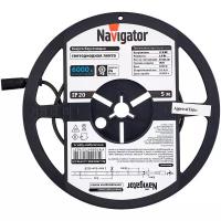 Светодиодная лента Navigator NLS-3528СW60-4.8-IP20-12V R5