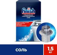 FINISH Соль для защиты посудомоечной машины от образования известкового налета и накипи, 1.5 кг