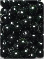 Бусины Авантюрин 10 мм, шарик, 5 штук, искусственный камень