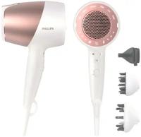 Фен Philips BHD827 Series 9000, белый/розовый