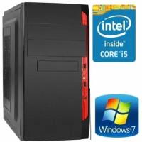 Компьютер для дома и офиса/Системный блок Intel Core i5-650 (4 ГБ / Intel HD Graphics / 240 ГБ / DVD-RW / Без HDD / Да / Windows 7 Professional)