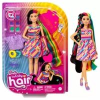 Кукла Барби Totally Hair с цветочным принтом Barbie