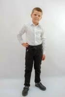 Школьные брюки без стрелок для мальчика Merkiato/Джинсы пояс на резинке для мальчика