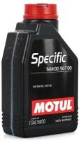 Моторное масло MOTUL Specific 504/507 5W-30 синтетическое 1 л