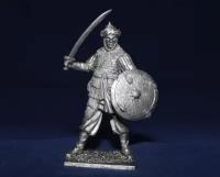 Коллекционная оловянная миниатюра, солдатик в масштабе 54мм( 1/32) Мусульманский воин, 13 век