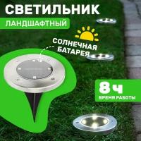 Фонарик садовый на солнечной батарее LAMPER светильник уличный светодиодный