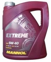 Синтетическое моторное масло Mannol Extreme 5W-40, 4 л