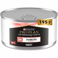 Влажный корм для кошек Pro Plan Veterinary Diets DM при диабете 195 г