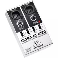 Behringer DI20 Ultra-DI 2-канальный активный DI-box/сплиттер