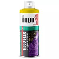 Жидкая резина KUDO Deco flex, золото, матовая, 520 мл