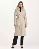 Пальто-реглан Skinnwille демисезонное, демисезон/зима, шерсть, силуэт прямой, удлиненное