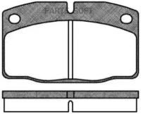 101 00_=101 20=571833b=Fdb173=Fdb375! Колодки Дисковые П Opel Kadett 1.2-1.7d 83-91/Ascona 81-88 Remsa арт. 010100