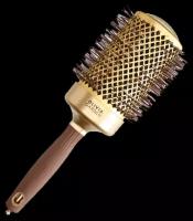 Olivia Garden термобрашинг EXPERT BLOWOUT SHINE Wavy Bristles Gold&Brown 65, 20 см