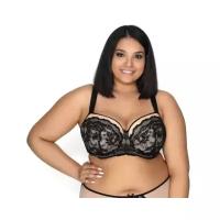 Бюстгальтер MAT lingerie, размер 95C, black/beige