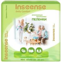 Пеленки одноразовые INSEENSE Daily Comfort 60х40 30 шт