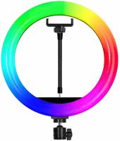 Кольцевая лампа Soft Ring Light MJ33, 33 см - Лампа для тиктока / RGB светильник для фото