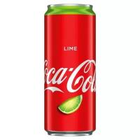 Газированный напиток Coca-Cola Lime, 0.33 л, металлическая банка, 12 шт