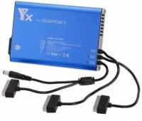Зарядное DJI Phantom 4 для 3-х батарей и пульта YX